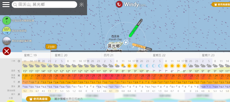 windy波浪