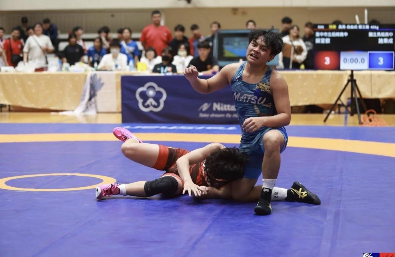 馬祖高中角力隊全國賽勇奪10金1銀2銅