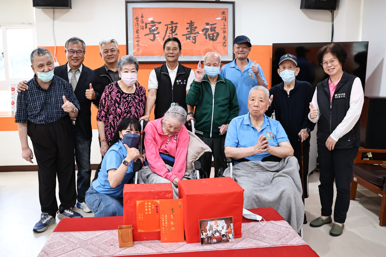馬祖百歲人瑞再+1　大同之家鄭金蓮女士歡慶100歲壽辰
