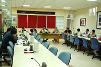 　為北竿交通發聲，北竿民代再度前往縣府表達地方民意訴求，縣長陳雪生、議長陳振清、立委曹爾忠表達支持的立場，但也希望地方各界共同努力協調有效提升航班載客量。（圖／文：劉秋月）