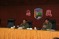 　政戰主任陳將軍指出，夏令期間各級應落實官兵生活照顧，並妥擬措施，防範酗酒、鬥毆、食物中毒及自我傷害等情事發生。（圖／文：林忠和）