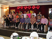 　溫馨母親節，馬祖土城同鄉會辦桌。（圖：馬祖土城同鄉會提供）