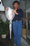 　軟絲仔上勾。（圖／文：陳其敏）