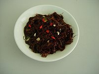 　野生「鹿角菜」近來在東莒吹起健康食品旋風。（圖／文：林冰芳）