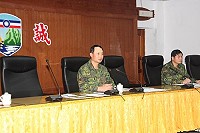 　馬防部指揮官鄭中將對於各級幹部近期工作優良成效，表達高度肯定，同時期望各級幹部能繼續努力，為防區爭取更高榮譽。（圖／文：潘威廷）