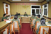 　馬防部主任陳將軍於講習前，針對新進輔導長實施精神講話，勉勵講習期間用心學習，強化自身本職學能，協助單位主官掌握軍紀安全、發揮應有戰力。（圖／文：潘威廷）