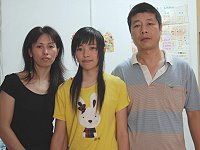 愛女上北一女就讀,楊菁的雙親是既高興又驕傲。(圖/文:陳其敏)