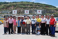 桃園縣蘆竹鄉民代表會、鄉公所一行30餘人到東引參訪。(圖/文:陳其敏)