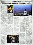 　台灣英文新聞日報（Taiwan News）昨天七月八日在第五版全版刊出專訪縣長陳雪生專欄，題目為「馬祖、觀光的最前線」，可望有效拓展馬祖的國際知名度。（圖／文：曹重偉）