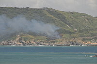 　火燒高登島。（圖／文：陳鵬雄）