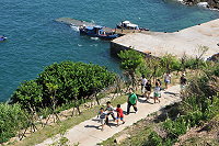 　大坵生態之旅越來越「熱」，19日創下單日最多人登島紀錄。（圖／文：陳鵬雄）