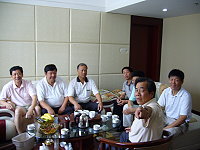 縣長一行與福州市海洋與漁業局座談。(圖:連江縣政府提供)