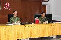 馬防部於七月二十七日至七月三十一日實施國軍九十八年「精神戰力週」,防區官兵接受為期五天的專案教育,透過電視教學、綜合座談及輔教活動等施教方式,啟迪官兵武德修養及正確的思想價值觀。(圖/文:林忠和)