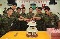 壽比南山高 馬防部舉辦七月份慶生餐會/(圖與文:黃俊智)