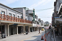 　塘岐中山路形象商圈改善工程已見初步成效。（圖／文：陳鵬雄）