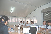 2010台北國際花博,縣府就北市府補助問題與花博專案辦公室溝通。(圖/文:邱竟瑋)