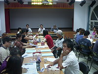 　&#22338;里國小召開98學年度第一學期期初家長會。（圖：&#22338;里國小提供）
