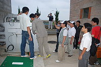 　宜蘭縣政府工務處考察團走訪南竿介壽水資源回收中心。（圖／文：邱竟瑋）