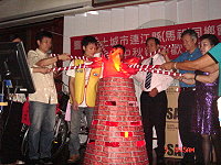 土城馬祖同鄉會中秋同樂。(圖:台北縣土城馬祖同鄉會提供)