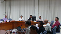 「購建新島際交通船研究規劃與初步設計」期中報告審查,縣長會同學者、專家與相關單位提出船速建議。(圖:縣府交通局提供)