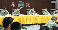 指揮官日前假雲台山會議室召開「九月份軍紀檢討會」,會中提出在既有良好基礎上,要秉持謙卑態度,追求卓越。(圖/文:劉宏毅)