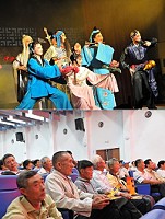 褔建省實驗閩劇院2009馬袓巡迴公演在北竿,讓北竿閩劇迷大飽眼福。(圖/文:陳鵬雄)