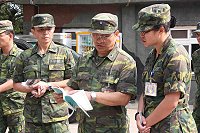 馬防部指揮官羅將軍勤走基層,瞭解部隊訓練與官兵生活狀況,確實要求部隊發揮最高戰力,並做到零危安目標。(圖/文:林煒翔)