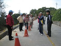 　第八屆莒光鄉代會西莒鄉政考察，走訪一系列工程。（圖：連江縣莒光鄉民代表會提供）