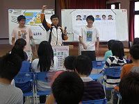 　中山國中舉辦九十八學年度優秀青年及班聯會主席選拔活動。（圖：中山國中提供）