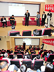 　行政院經建會來馬召開「馬祖中長期經濟發展規劃案」公聽會，吸引縣府各單位主管及多位民間仕紳到場聆聽，並就規劃簡報內容提出建議。（圖／文：曹重偉）