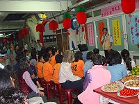 　莒光鄉長候選人王大捷昨晚舉辦東莒競選總部成立大會。（圖／文：林冰芳）