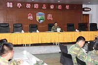 　馬防部主任主持九十八年新聞工作講習，要求各級幹部須遵守國軍新聞發布規定，謹慎處理新聞工作。（圖╱文：張力天）