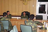 　馬防部主任主持國軍官兵心理評量工具講習，對「身心狀況評估量表」量表的功效給予肯定，並要求各單位主官多加關懷連隊官兵之心緒穩定。（圖╱文：張力天）