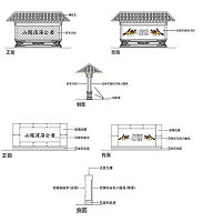山隴濱海公園入口意象徵詢鄉親意見,兩種方案供您參考。(圖:縣府工務局提供)