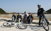 馬祖地區自行車活動逐漸盛行,縣府擬運用體委會補助強化騎車環境與服務。(圖:連江縣體育會自由車委員會提供)