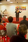 　縣長候選人陳財能昨成立東引競選服務處，發表東引主張。（圖／文：陳其敏）