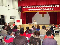 　連江縣選委會昨晚舉辦第五屆縣議員及第九屆鄉長選舉東莒公辦政見會。（圖／文：林冰芳）