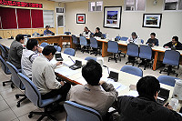 　縣府召開宣誓就職暨交接典禮籌備協調會議，敲定新舊任縣長將於十二月二十日上午十時於介壽堂進行交接。（圖／文：曹重偉）
