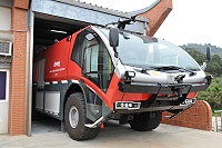 　超級消防車。（圖／文：陳鵬雄）
