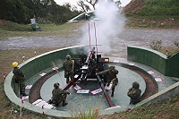 　聯信98-2號重砲射擊圓滿達成任務，參演官兵之表現優異值得讚許。（圖／文：張力天）