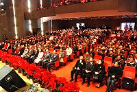 　連江縣第五屆縣長宣誓就職暨交接典禮。（圖／文：劉秋月）