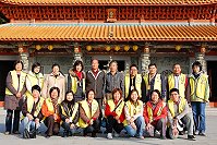 　馬港天后宮義工隊正式成軍。（圖：董逸馨提供）