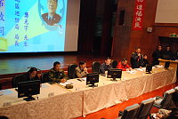 　海巡署長王進旺於馬祖民俗文物館聽取漁民心聲。（圖／文：邱竟瑋）