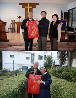 　聖誕節將至，副縣長林星寶代表縣長走訪南竿各教會，也和四鄉五島的各堂會致意。（圖／文：邱竟瑋）