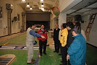 縣長楊綏生率領縣府主管勘察監理所新大樓工程。(圖/文:邱竟瑋)