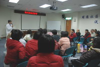 縣長楊綏生走訪縣立醫院,關心人力、財務等問題。(圖/文:邱竟瑋)