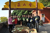 　北竿鄉民代表會採購大白菜做為勞軍之用。（圖／文：陳鵬雄）