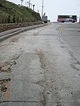 牛角入村道路寬頻施工路面暫時性回填 。(圖/文:宋志富)