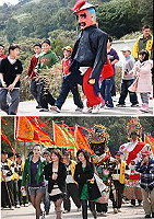 「白馬尊王」出巡遶境,是東引最盛大的迎神廟會活動。(圖/文:陳其敏)