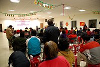 　東引鄉召開臨時村民大會，反對新臺馬輪不彎靠東引構思。（圖／文：陳其敏）